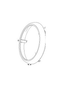 ANELLO FARO ANTERIORE KEEWAY SPEED 125