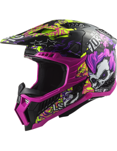CASCO LS2 MX703 X-FORCE CARBON FIRESKULL