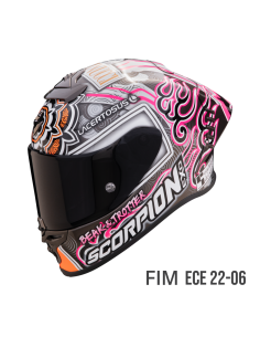 CASCO SCORPION EXO-R1 EVO AIR FIM RACING 1 ARON CANET