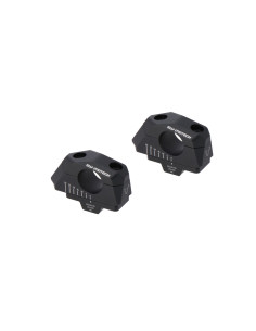 TORRETTA MANUBRIO A SW-MOTECH VARIABILE DIAM 28 MM NERO