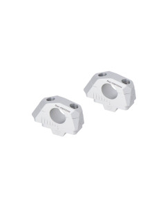 TORRETA MANILLAR SW-MOTECH VARIABLE DIAM 28 MM PLATA