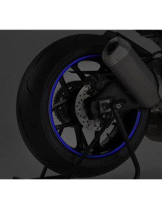 ADESIVO BORDO CERCHIO CON APPLICATORE BLU 6 METRI