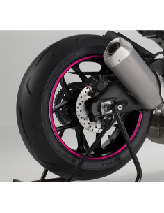 ADESIVO BORDO CERCHIO CON APPLICATORE ROSA 6 METRI