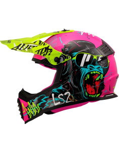 CASCO LS2 MX437 FAST II MINI GORILLA