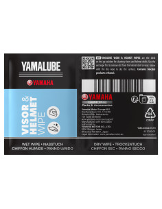 TOALLITA LIMPIEZA YAMAHA VISOR & HELMET (6 UNIDADES)