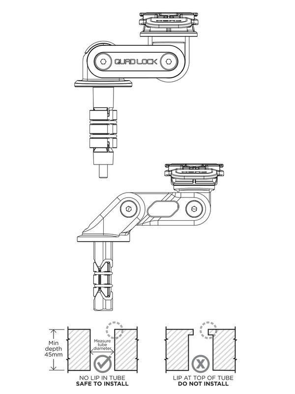 Mobile, Smartphone and GPS Holders QUAD LOCK