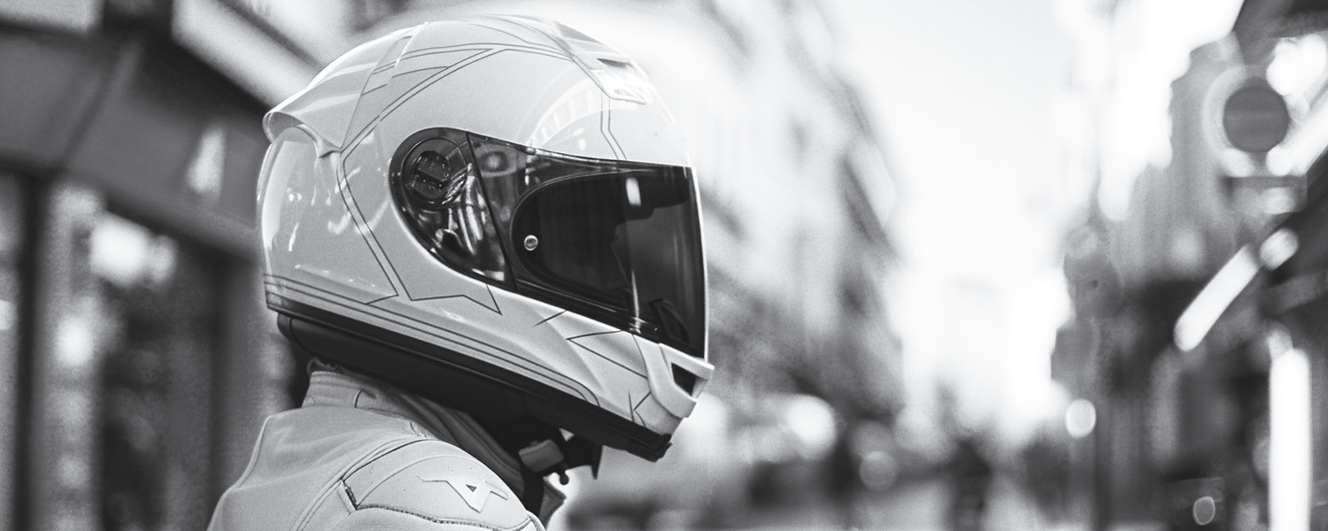 Wie man einen Motorradhelm richtig aufsetzt